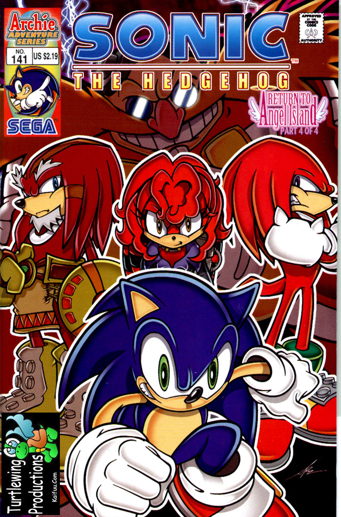 Sonic - Archie Adventure Series December 2004 Comic cover page